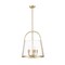Z-Lite Archis Pendant, 5-Light, 18 In.W x 21 In.H, Modern Gold/Clear 3041P18-MGLD - alternate 2